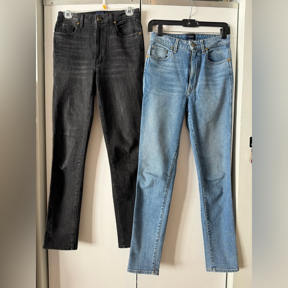 Khaite Vanessa Mid-Rise Skinny-Leg Jeans